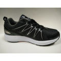 Nova moda PU + Mesh segurança Outdoor Running Shoes para homens